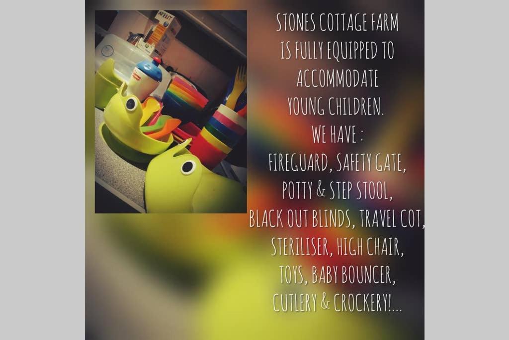Stones Cottage Farm, Nr Haworth, Family Friendly, Work Friendly, Gaming Barn, Crafting, Free Wifi, Free Parking, Ev Point อ็อกเซนโฮป ภายนอก รูปภาพ
