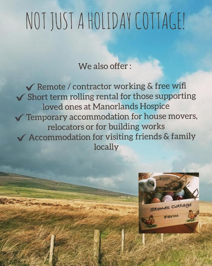 Stones Cottage Farm, Nr Haworth, Family Friendly, Work Friendly, Gaming Barn, Crafting, Free Wifi, Free Parking, Ev Point อ็อกเซนโฮป ภายนอก รูปภาพ